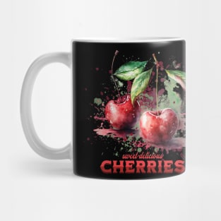 Watercolor Cherries Mug